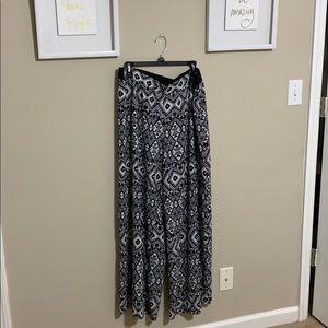 Tribal print palazzo pant set